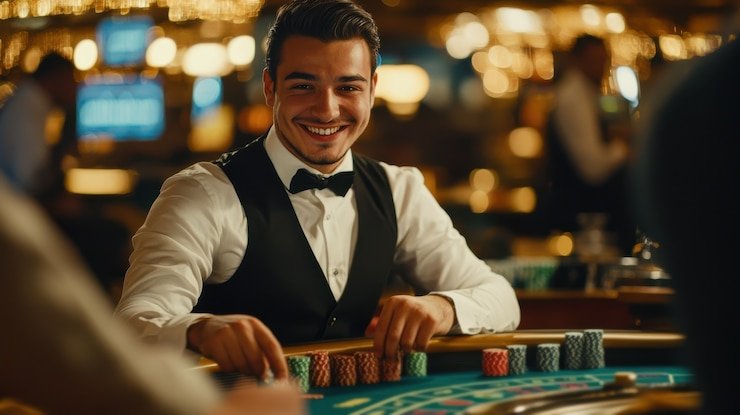 Chip selection and betting interface on hoktoto login European Roulette table